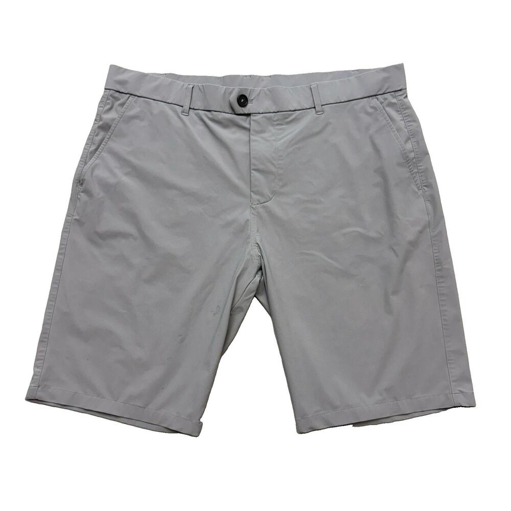 Greyson Shorts Montauk Golf Mens Gray Stretch Performance 10” Shorts Size 38